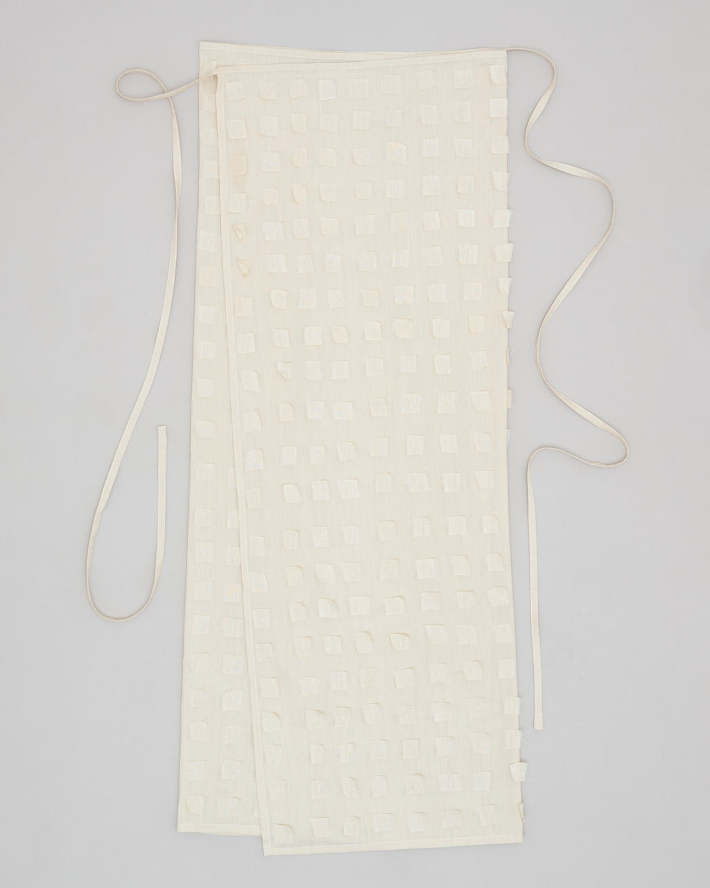 Muga Silk Offcuts Wrap Long Skirt