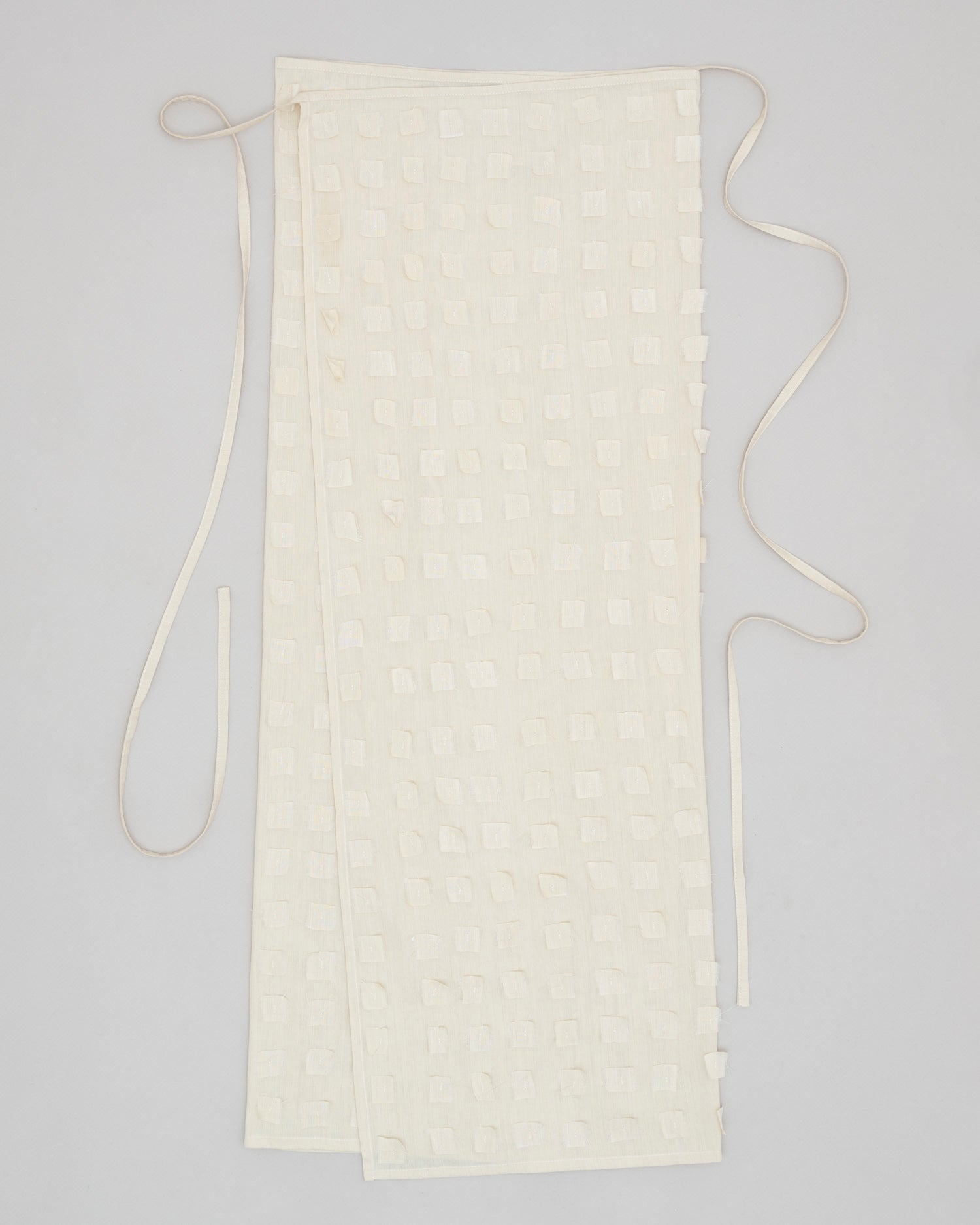 Muga Silk Offcuts Wrap Long Skirt