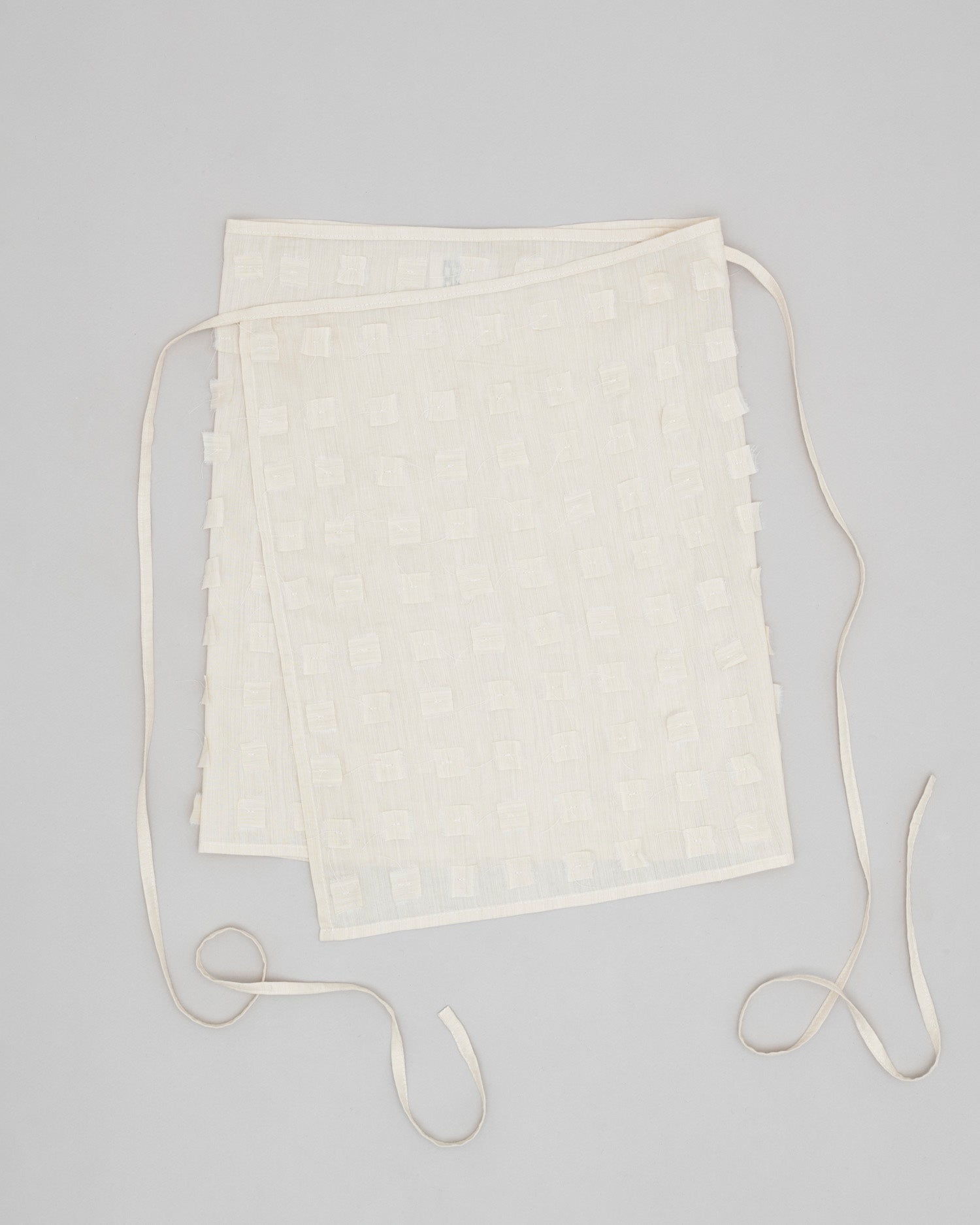 Muga Silk Offcuts Wrap Short Skirt