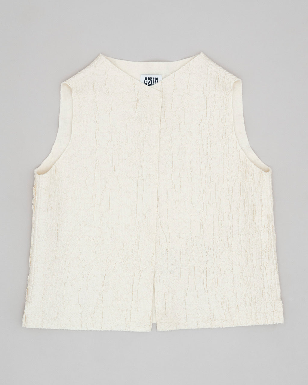 Nuno Merino Wool and Satin Silk Felt Vest