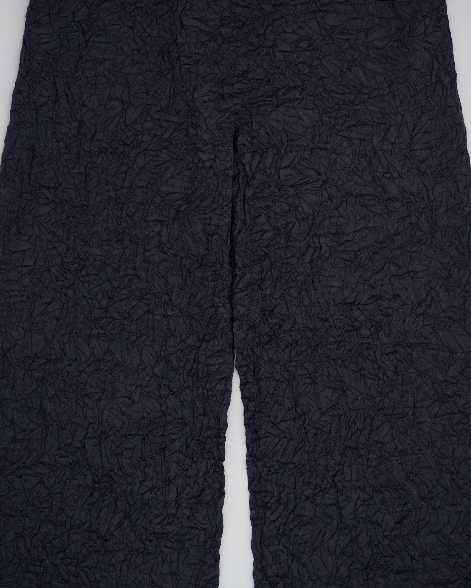 Crumpled Taffeta Silk Pants