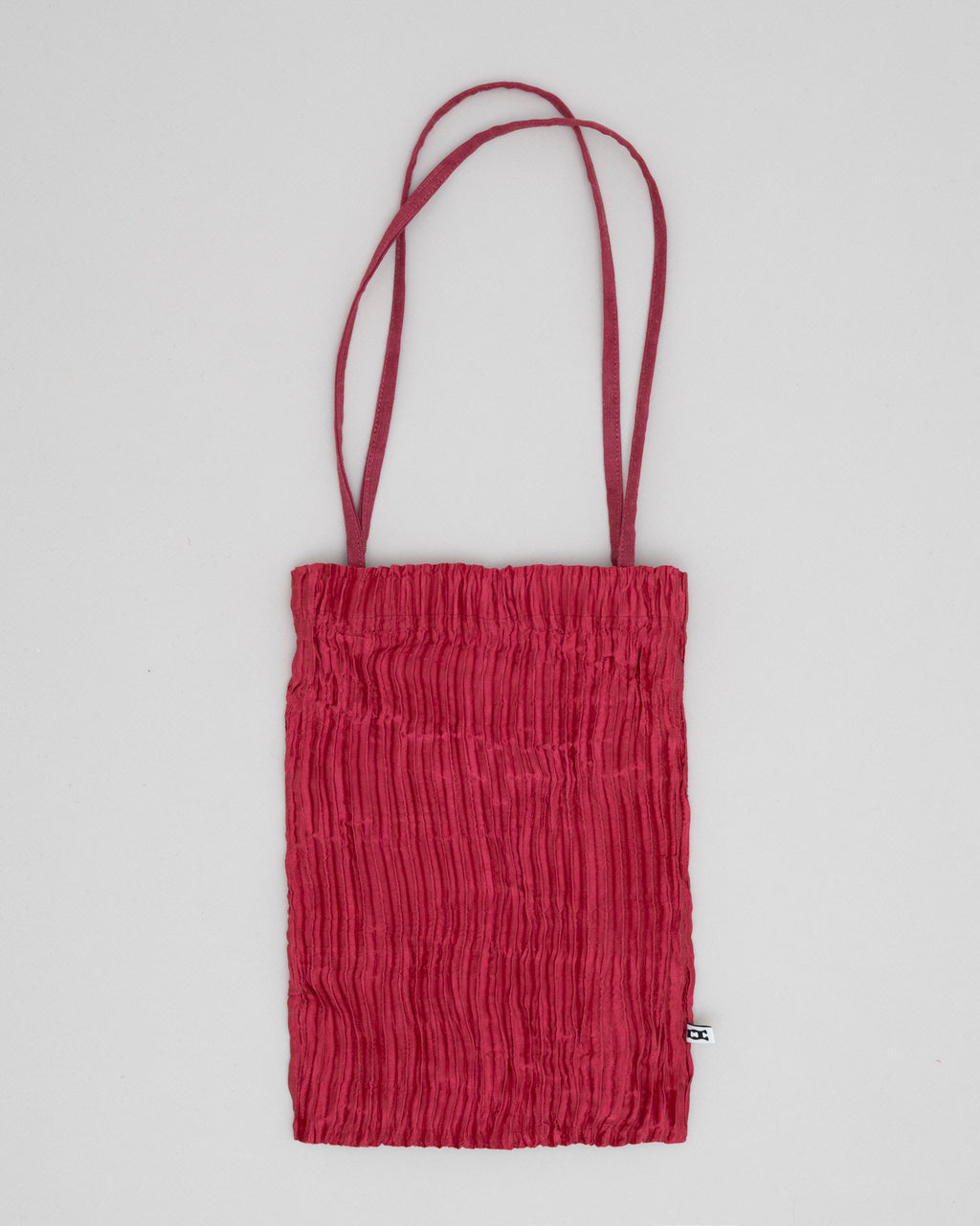 Plissé Satin Silk Bag