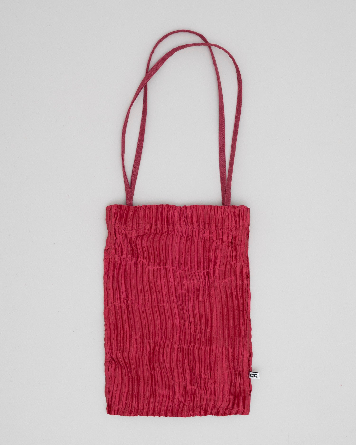 Plissé Satin Silk Bag