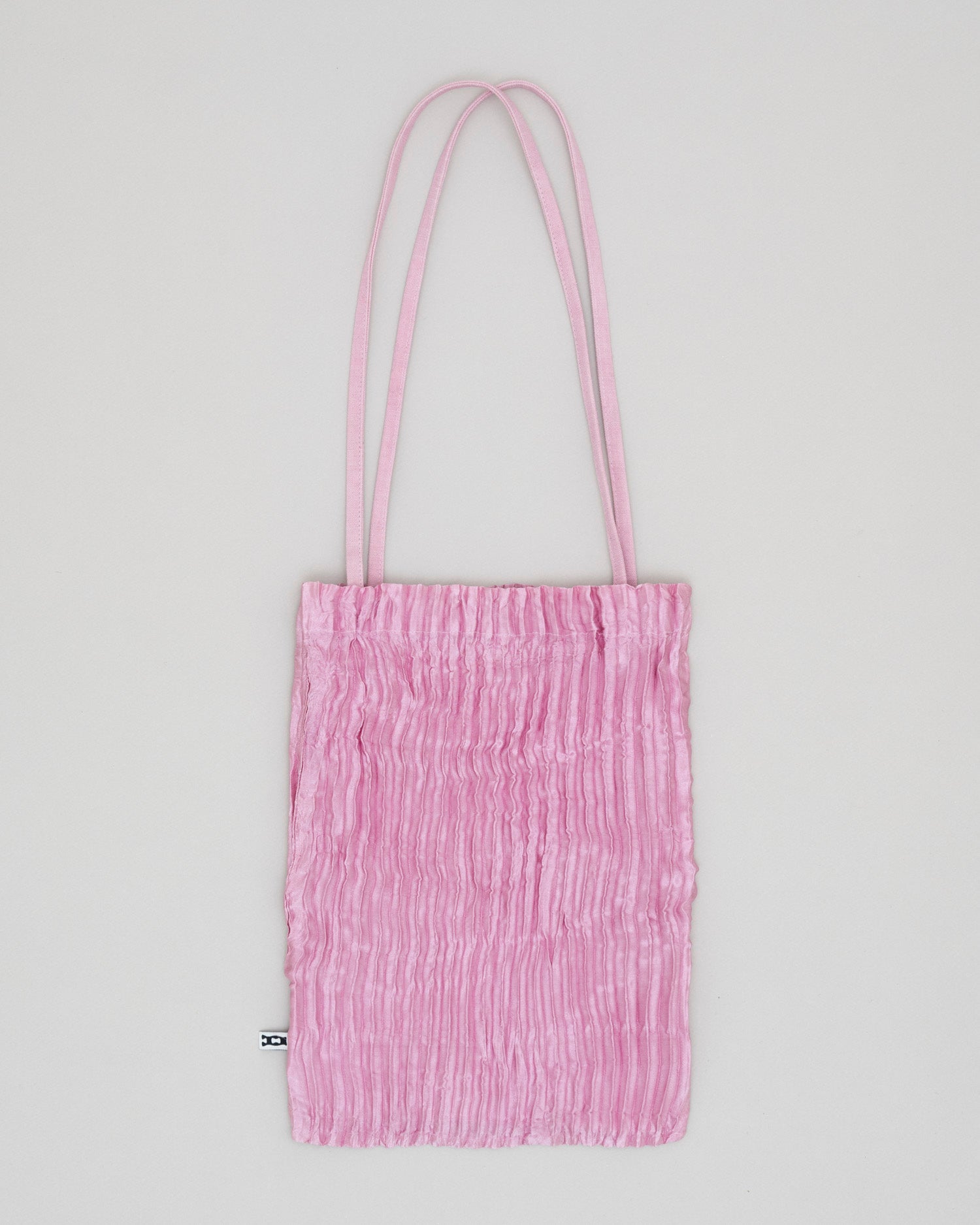 Plissé Satin Silk Bag