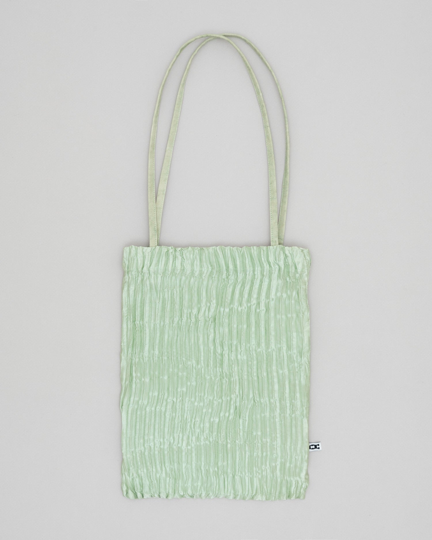 Plissé Satin Silk Bag