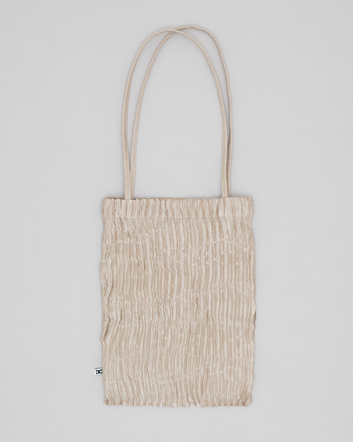 Plissé Satin Silk Bag