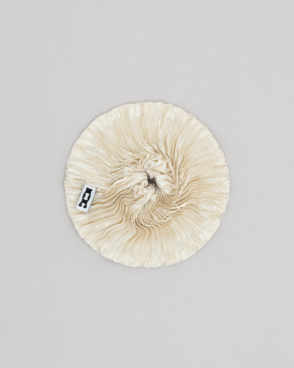 Plissé Satin Silk Scrunchie