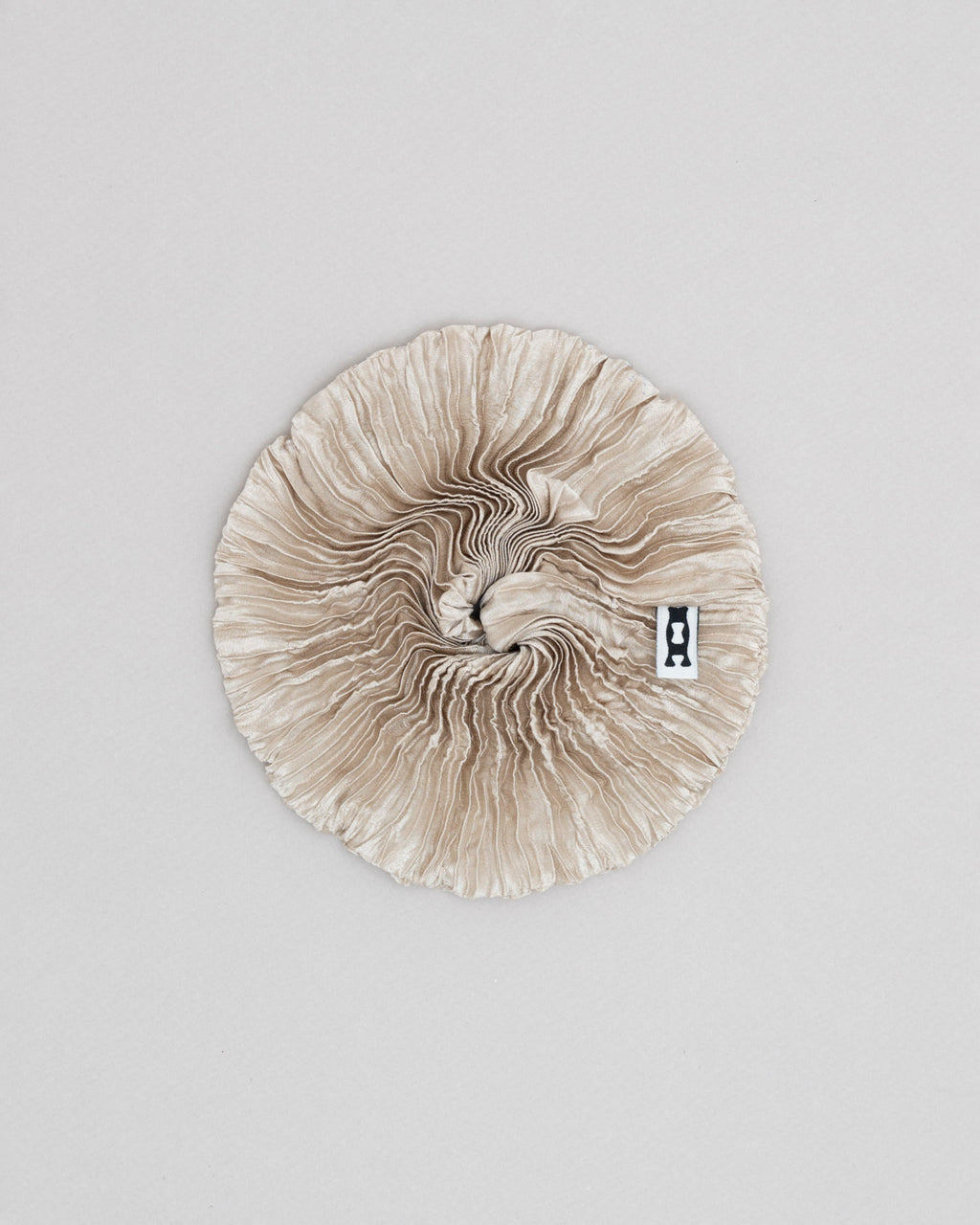 Plissé Satin Silk Scrunchie