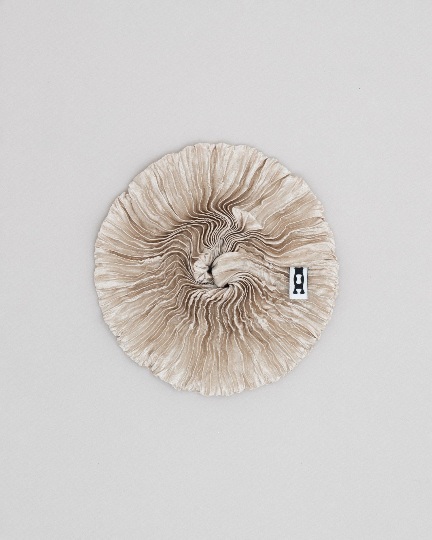 Plissé Satin Silk Scrunchie