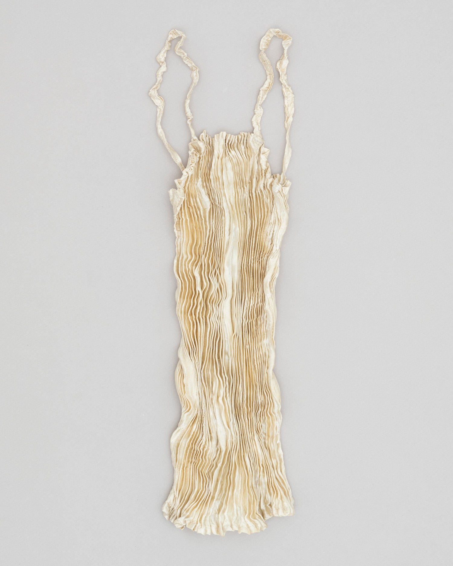 Plissé Satin Silk Tube Top