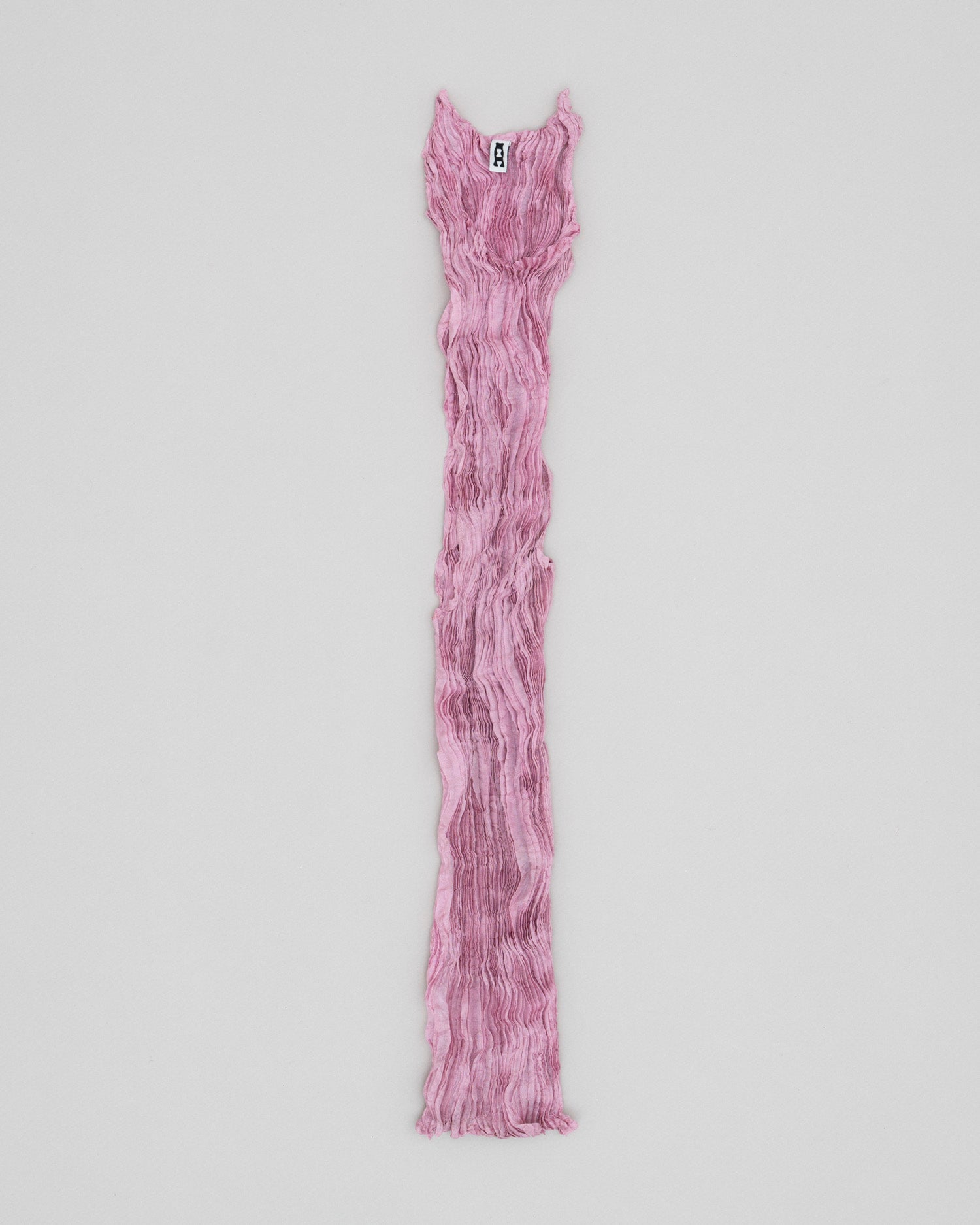 Plissé Tabby Silk Tank Top