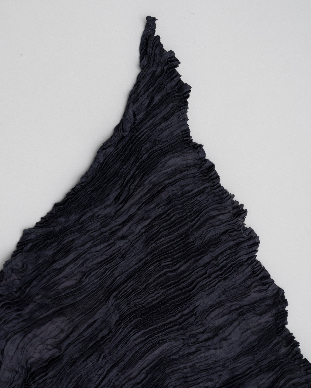 Plissé Tabby Silk Wrap Top