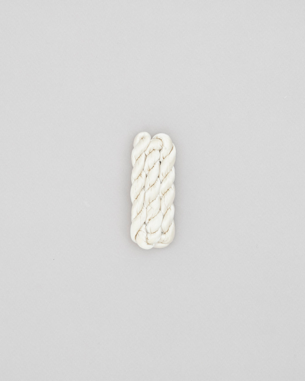 Twisted Satin Silk Rectangle Hair Clip
