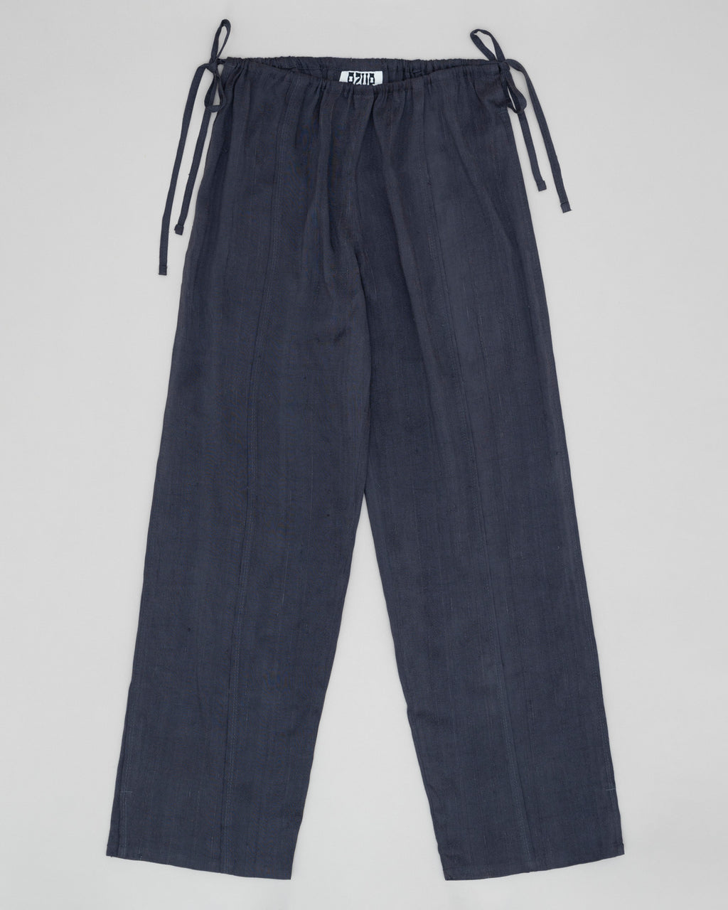 Raw Silk Adjustable Pants