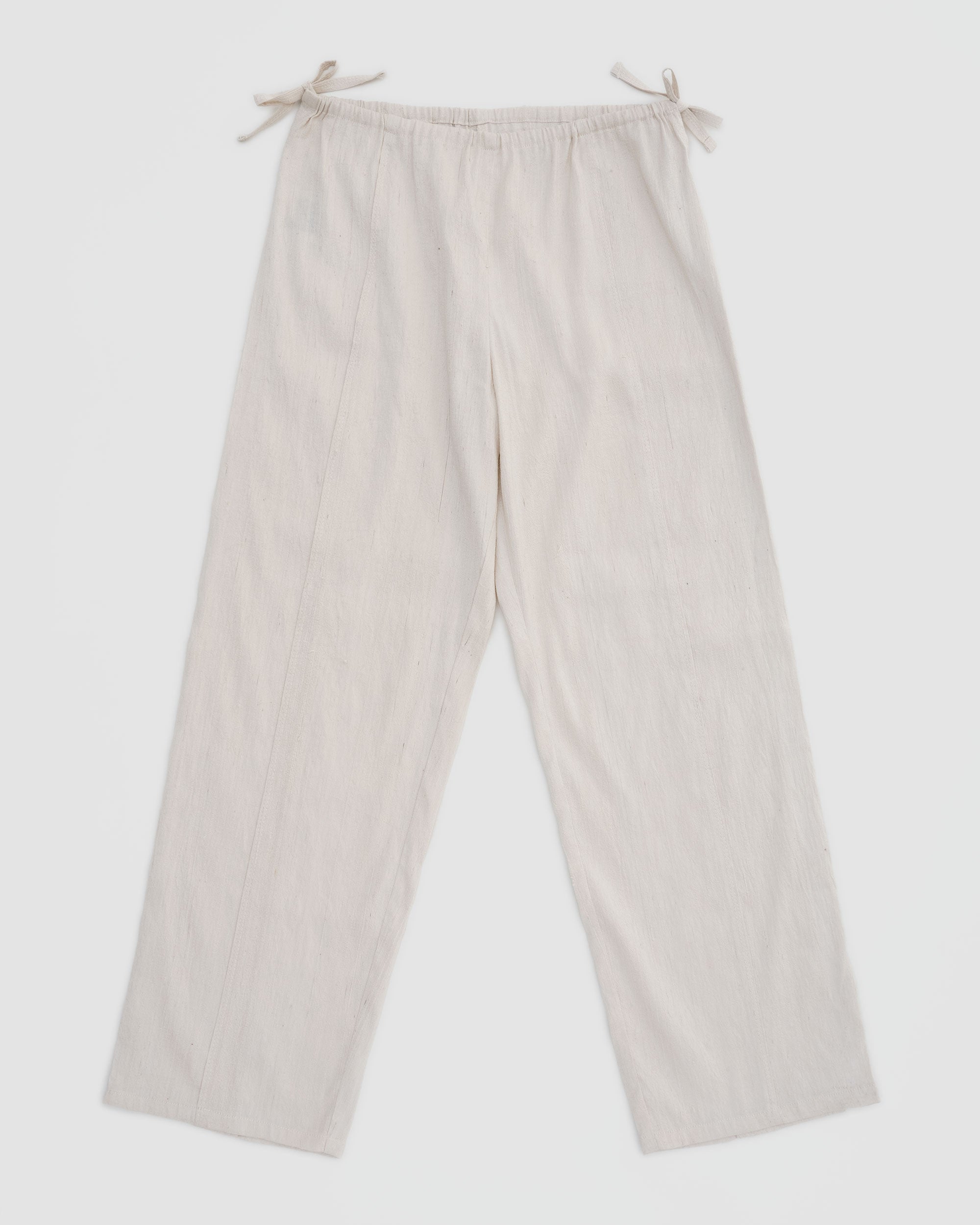 Raw Silk Adjustable Pants