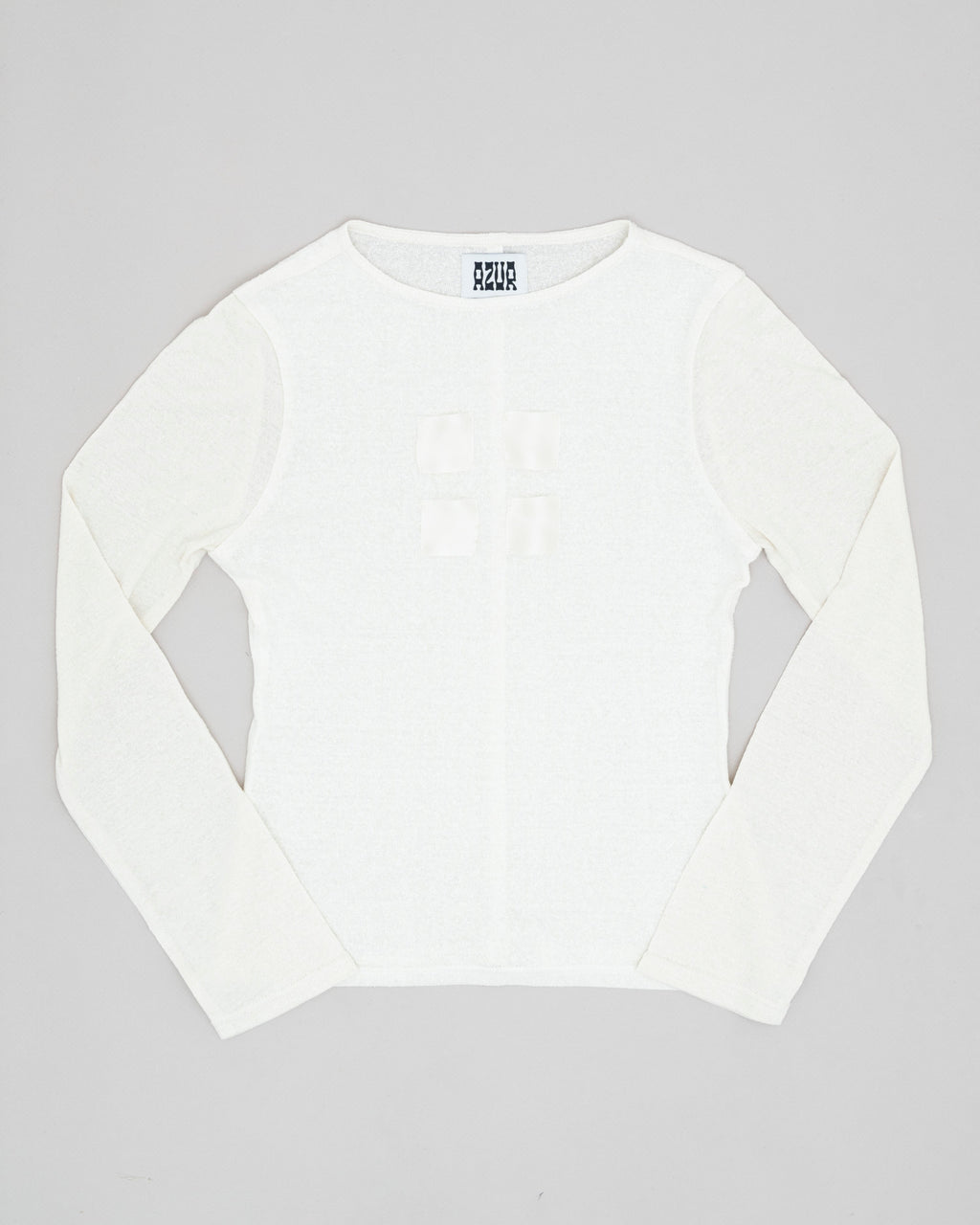 Raw Silk Jersey Long Sleeve Tee