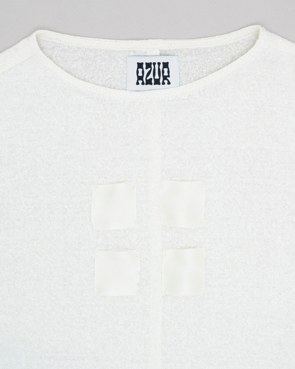 Raw Silk Jersey Long Sleeve Tee