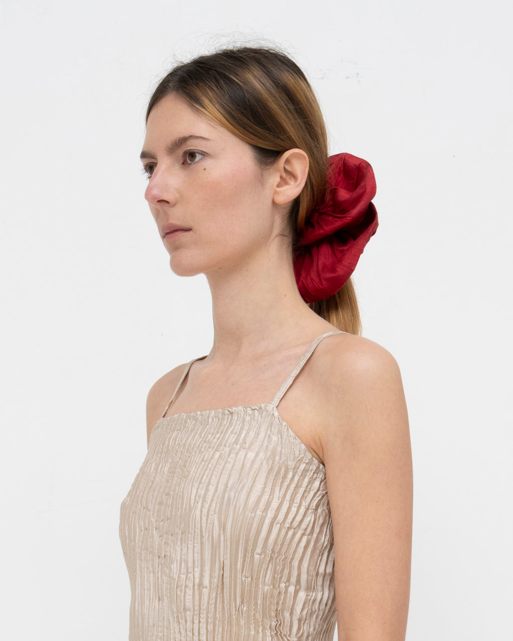 Raw Silk Scrunchie