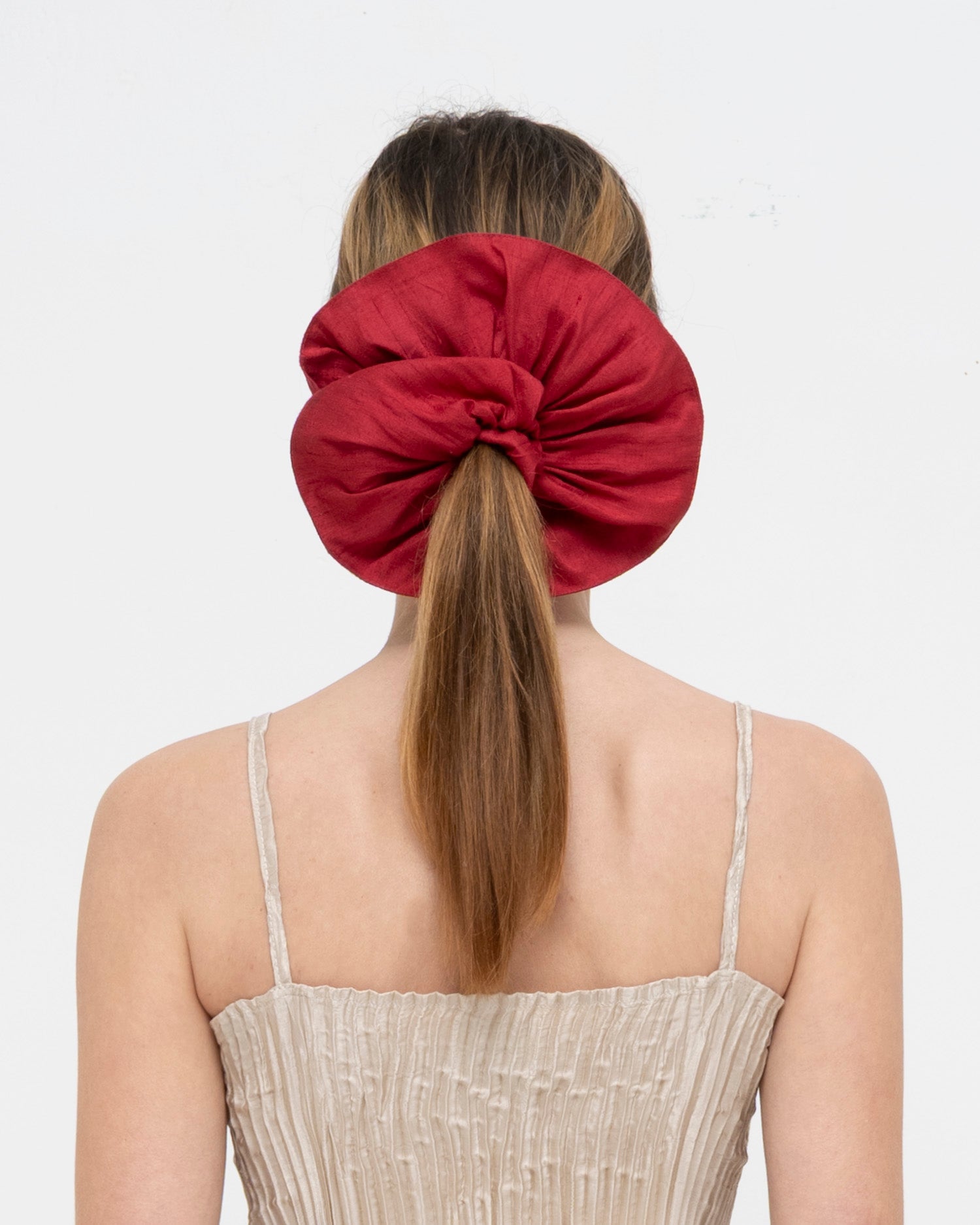 Raw Silk Scrunchie