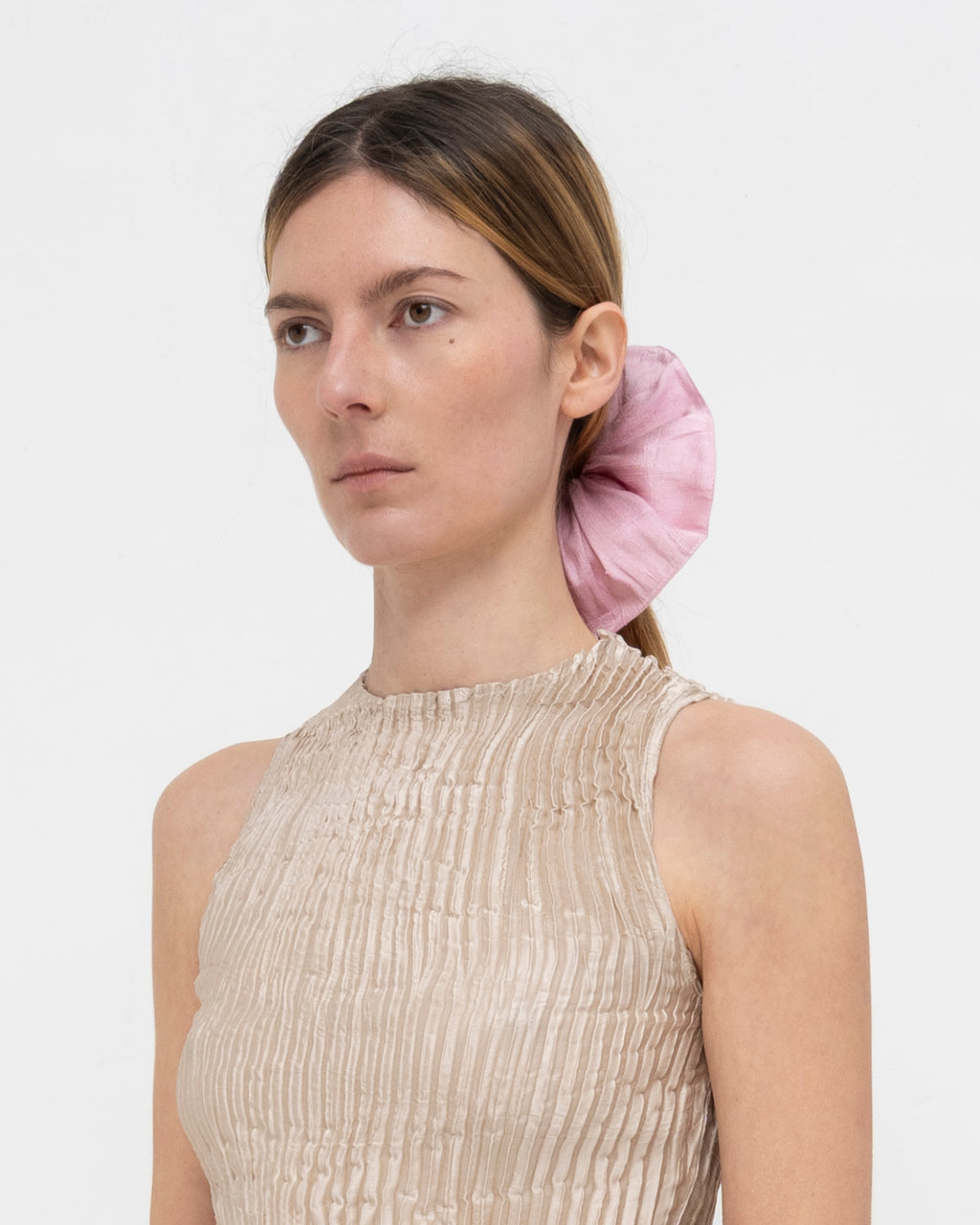 Raw Silk Scrunchie