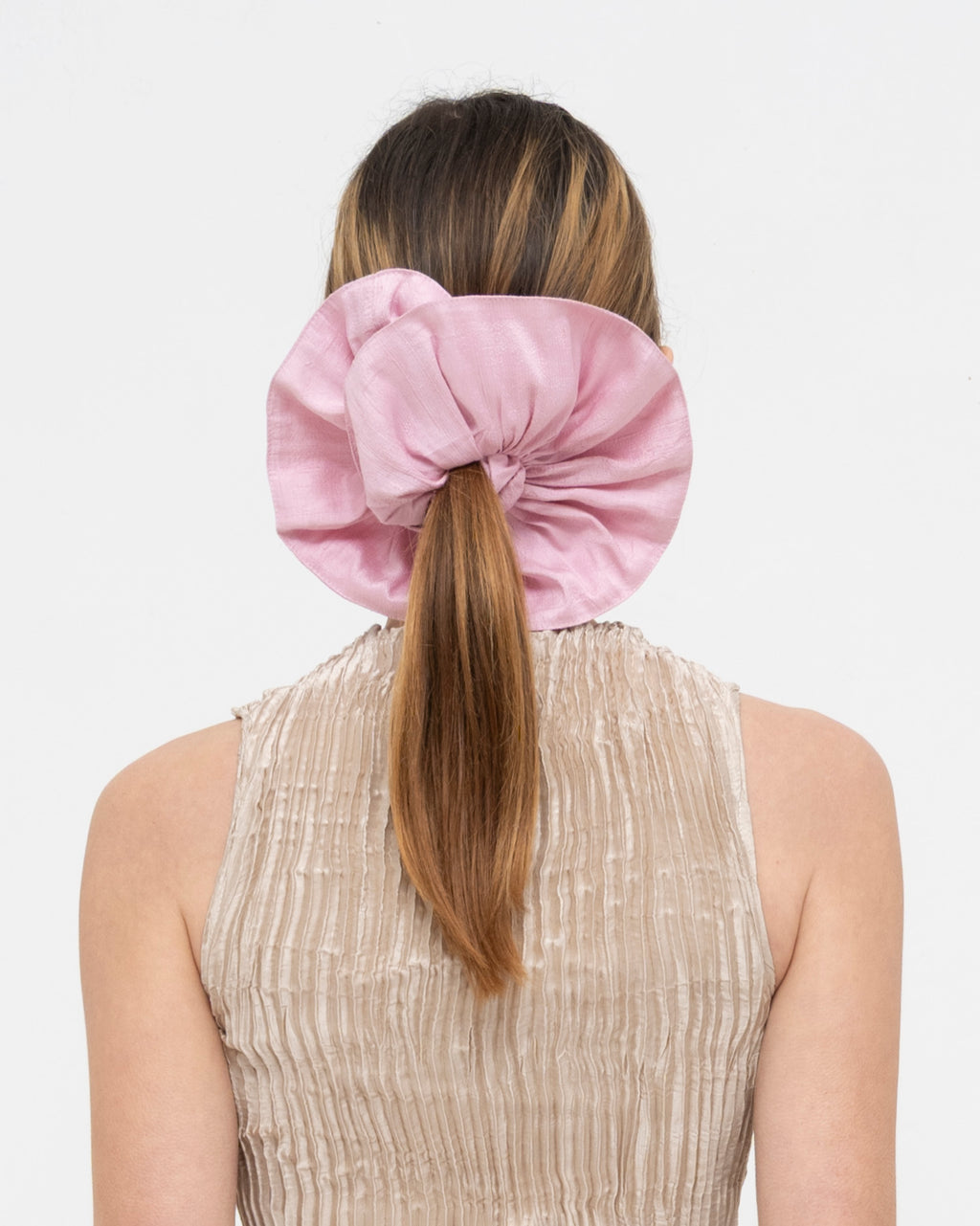 Raw Silk Scrunchie