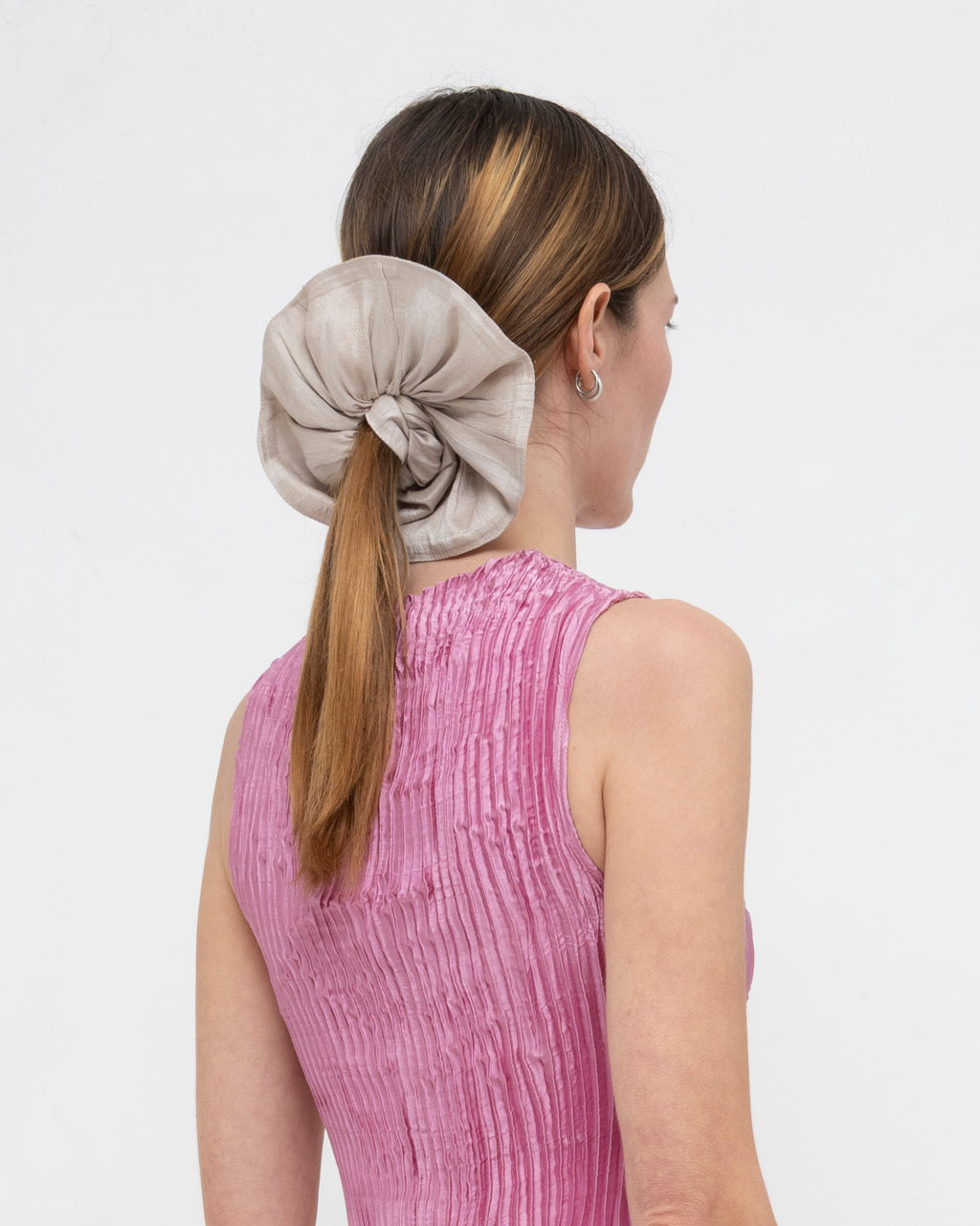Raw Silk Scrunchie